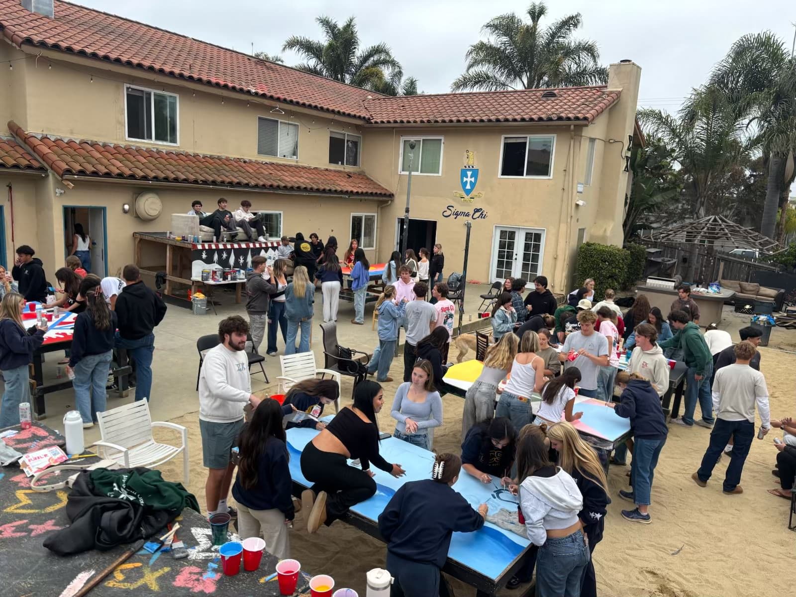 Dye Board Painting from last year photo 1